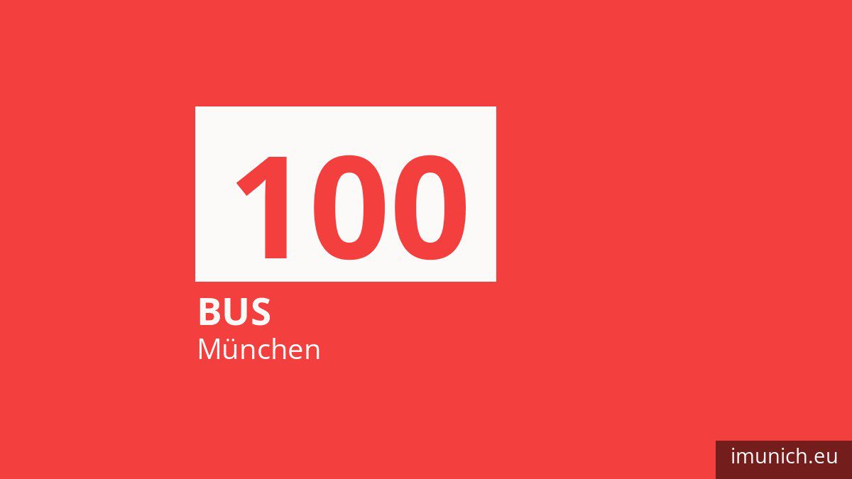 Bus 100 in München