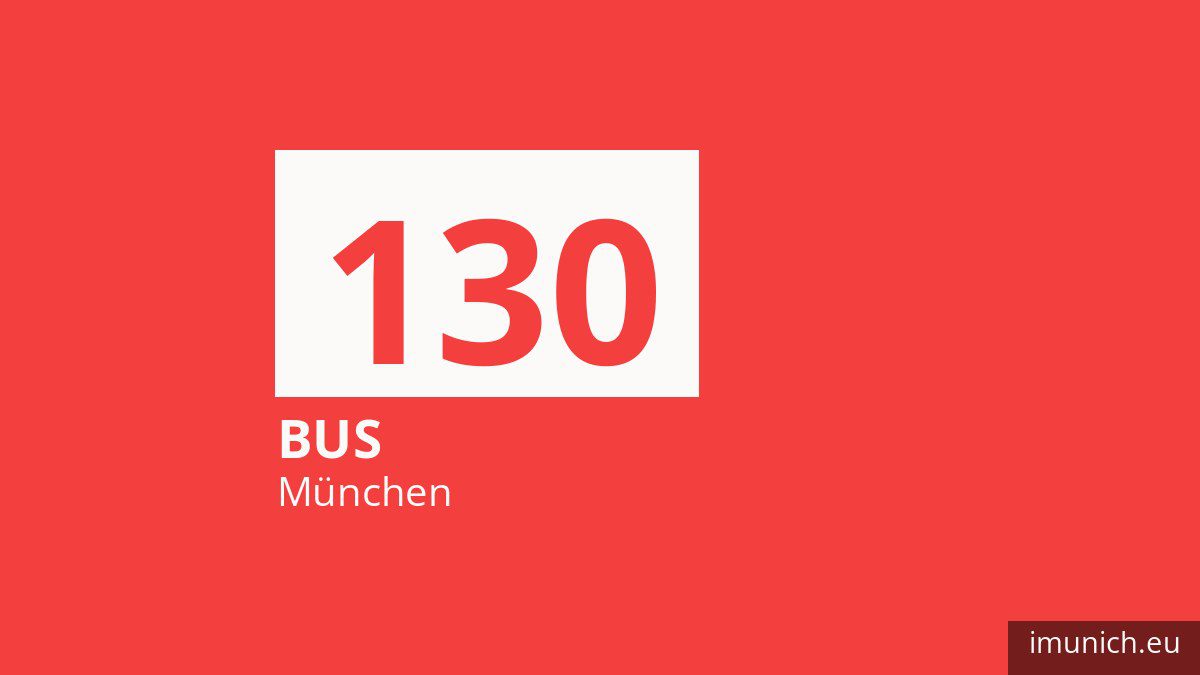 Bus 130 in München