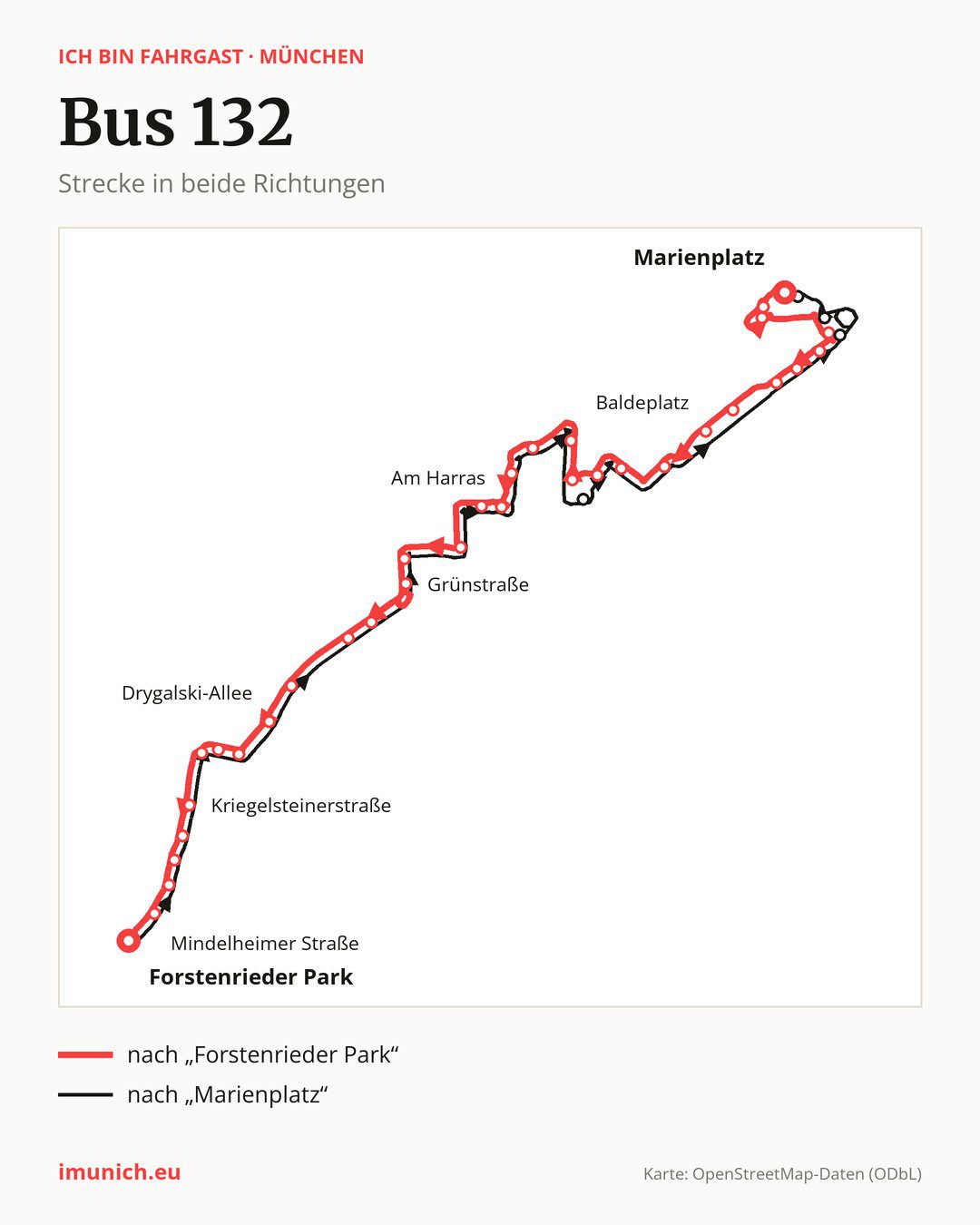 Bus 132 in München