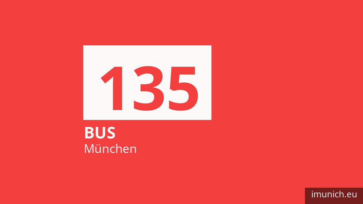 Bus 135 in München