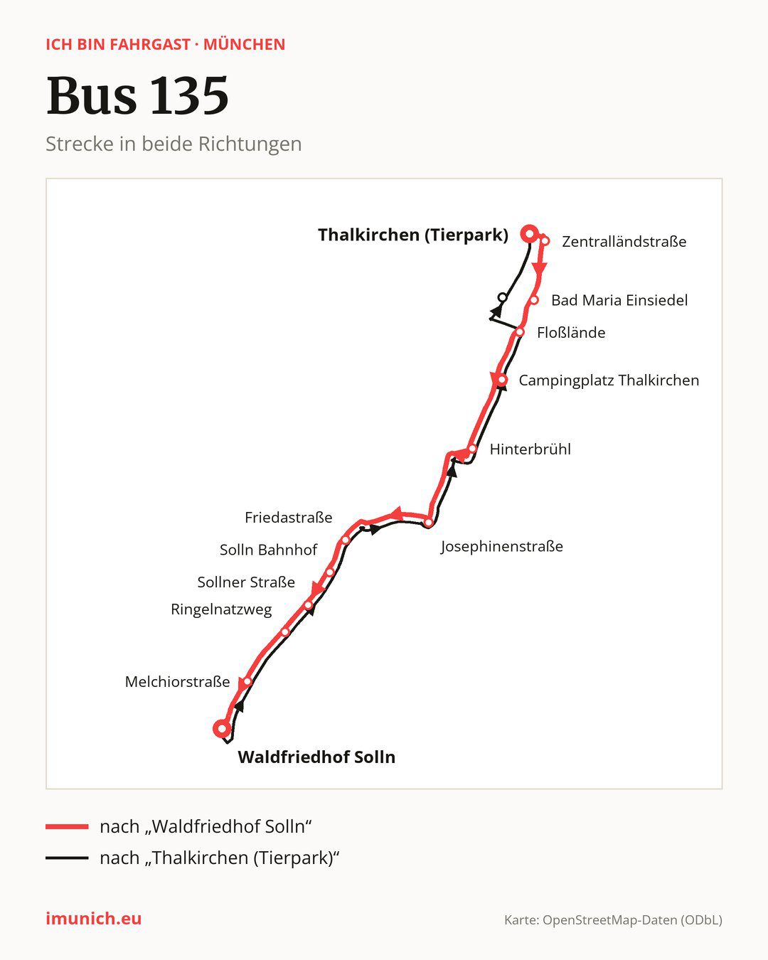 Bus 135 in München