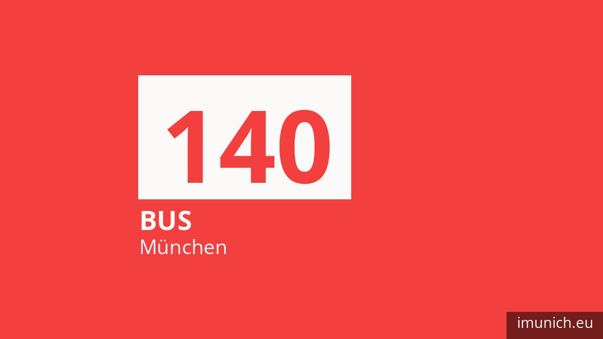Bus 140 in München