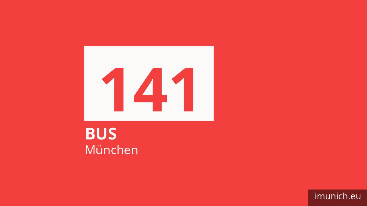 Bus 141 in München
