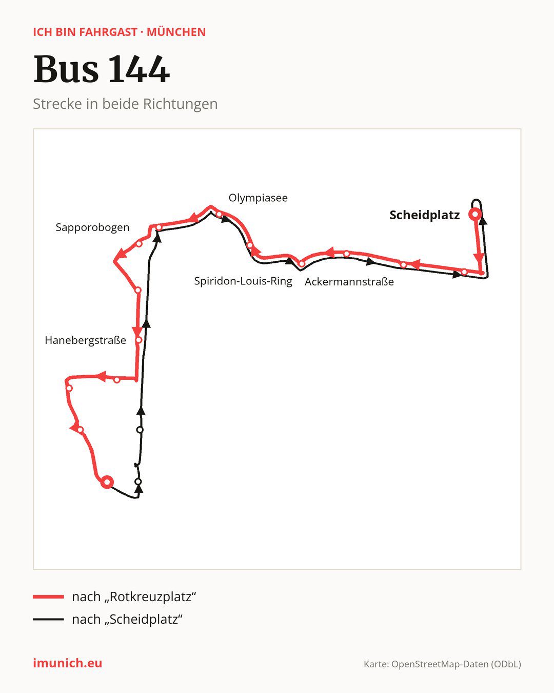 Bus 144 in München