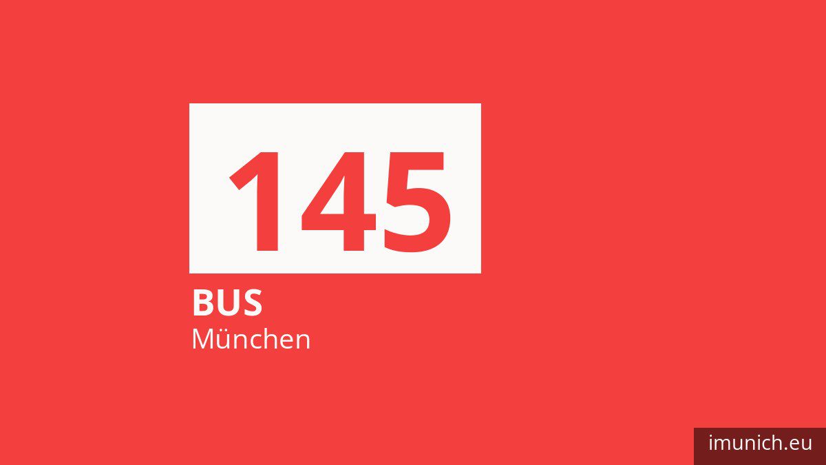 Bus 145 in München