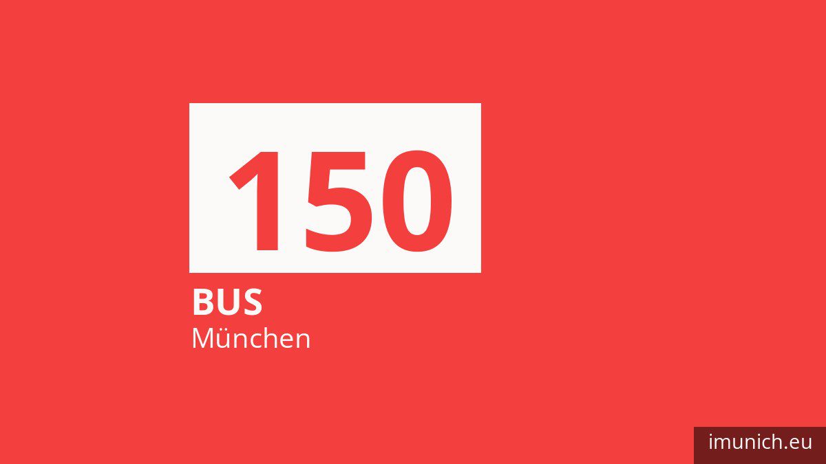 Bus 150 in München