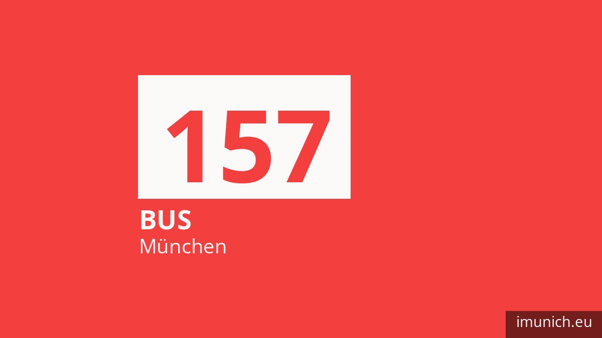 Bus 157 in München