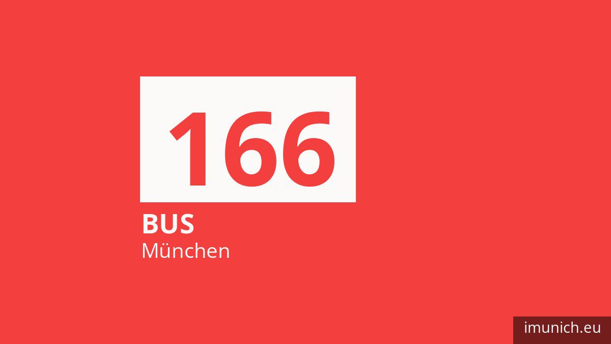 Bus 166 in München