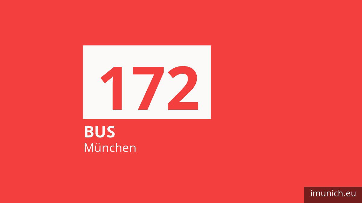 Bus 172 in München