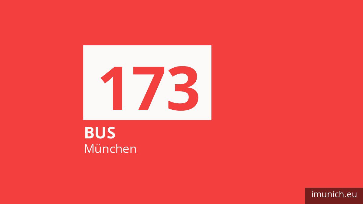 Bus 173 in München