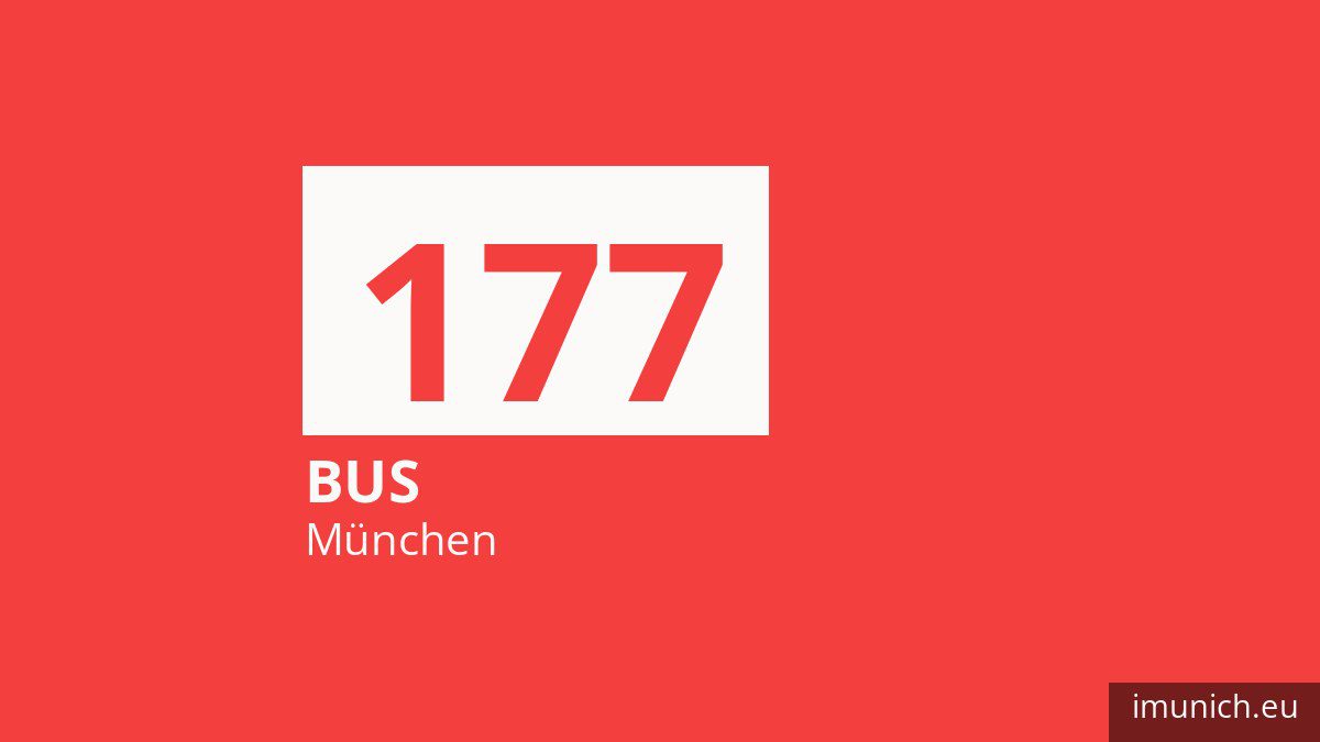 Bus 177 in München