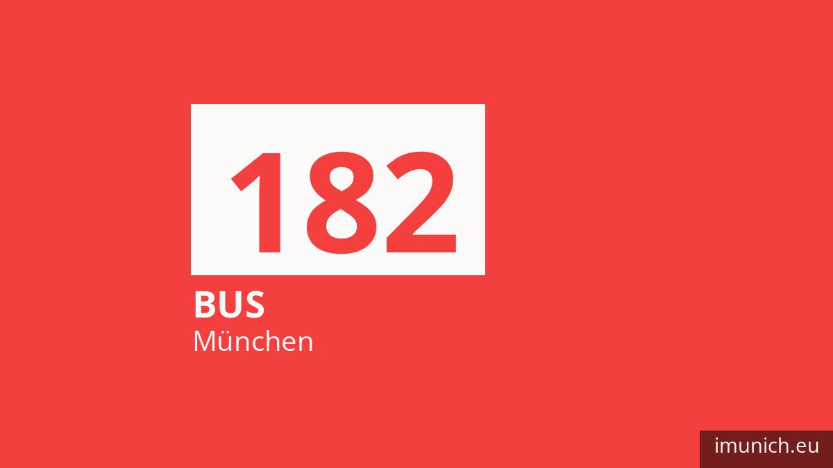Bus 182 in München
