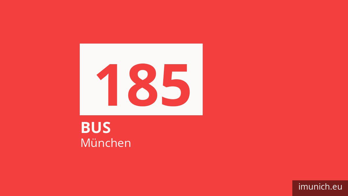 Bus 185 in München