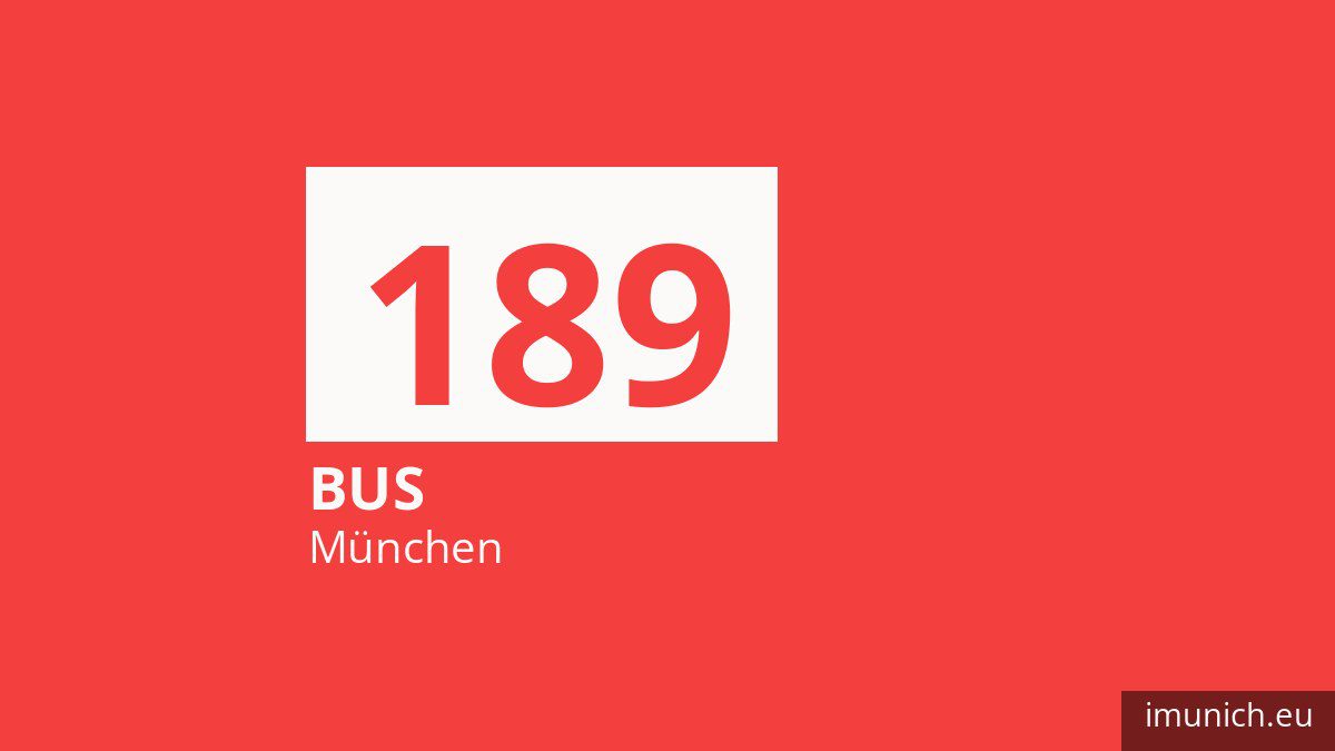 Bus 189 in München