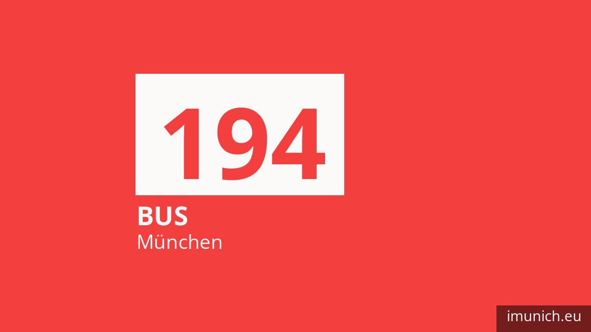 Bus 194 in München
