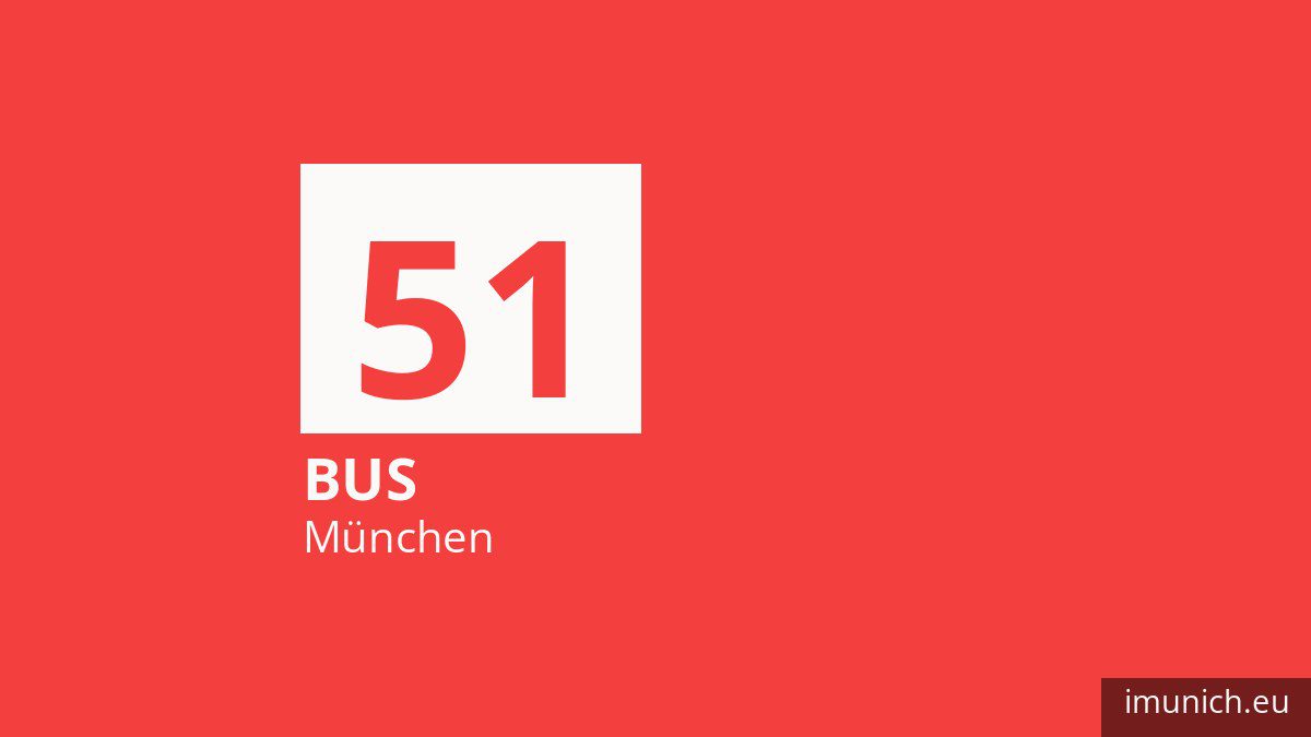 Bus 51 in München