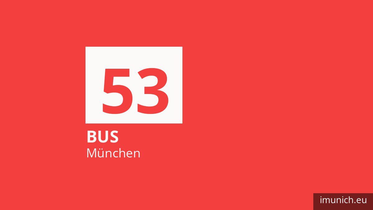 Bus 53 in München