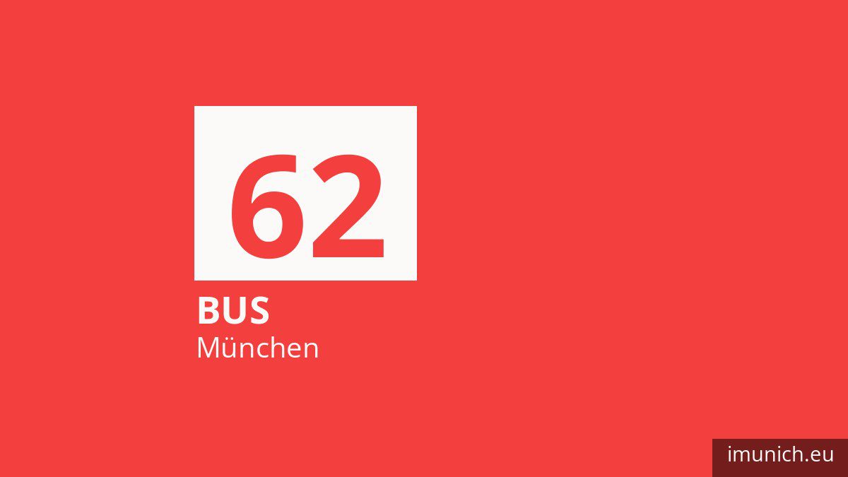 Bus 62 in München