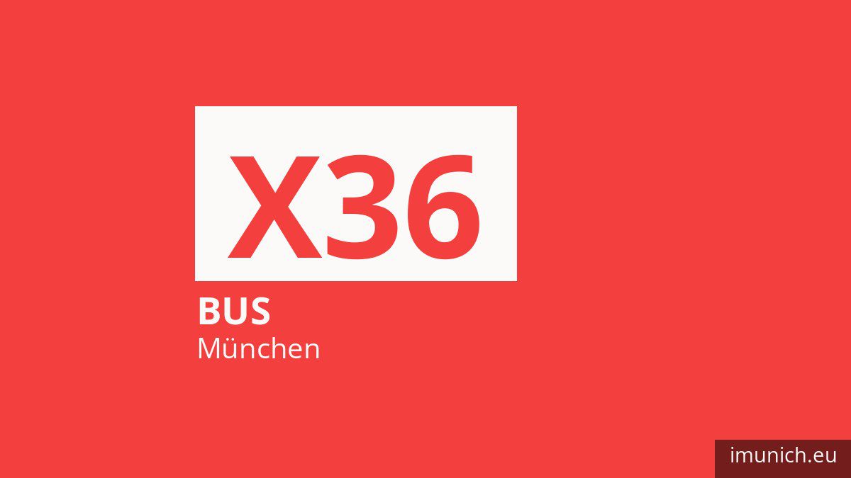 Bus X36 in München