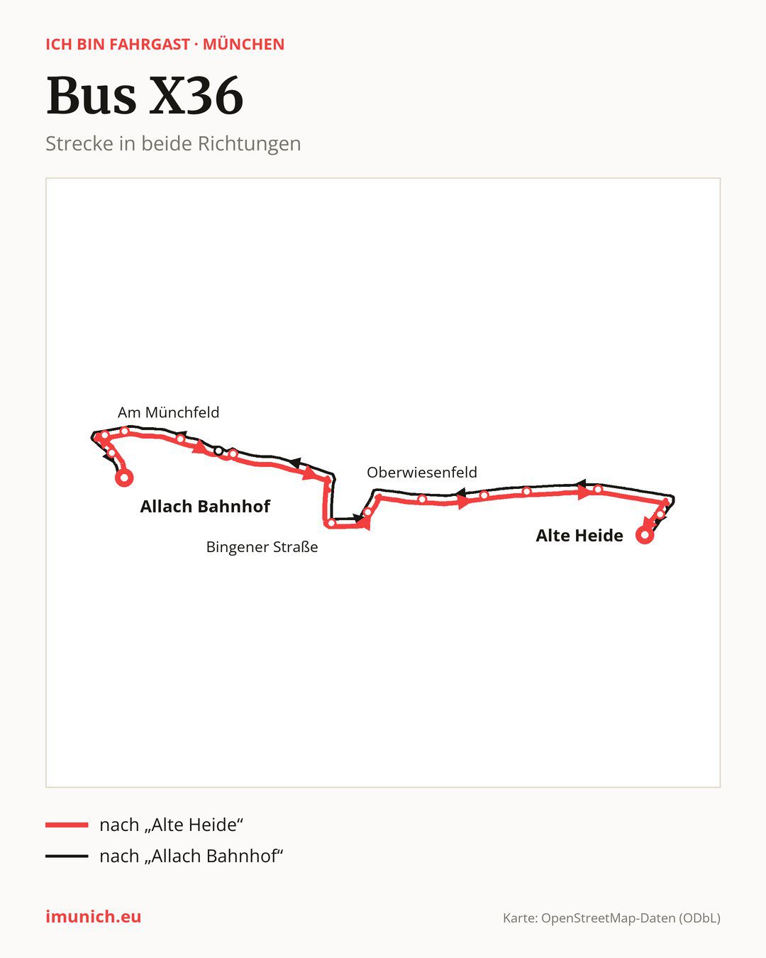 Bus X36 in München