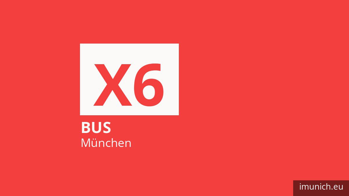 Bus X6 in München